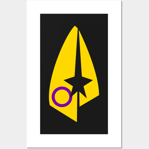 Pride Intersex Treksphere Logo Wall Art by Treksphere